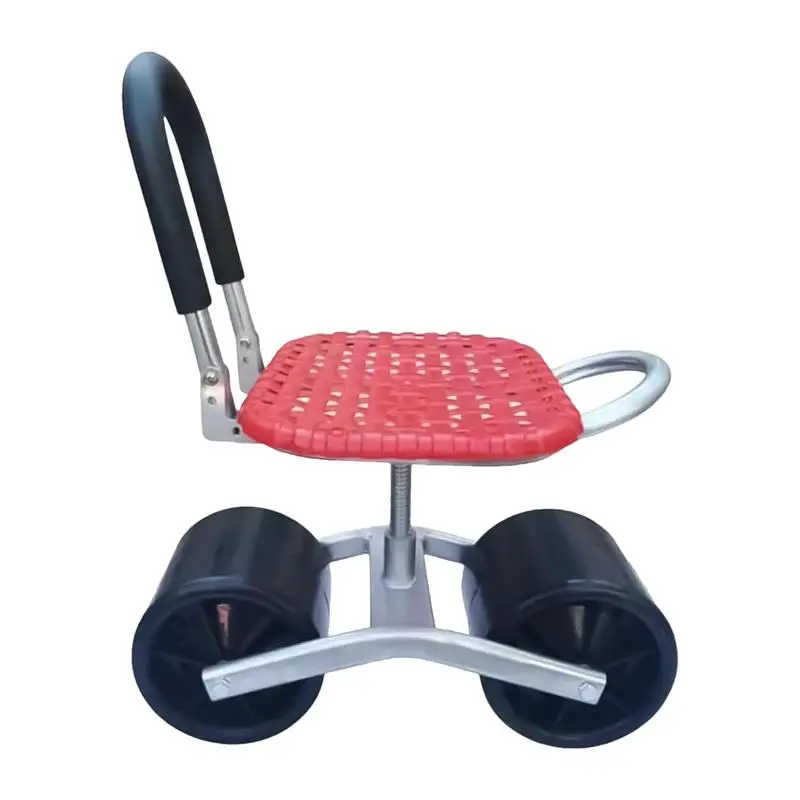 

Gardening Seat With Wheels Garden Work Seat 360 Degree Rotating Adjustable Height Steering Handle Gardening Seats For Seniors