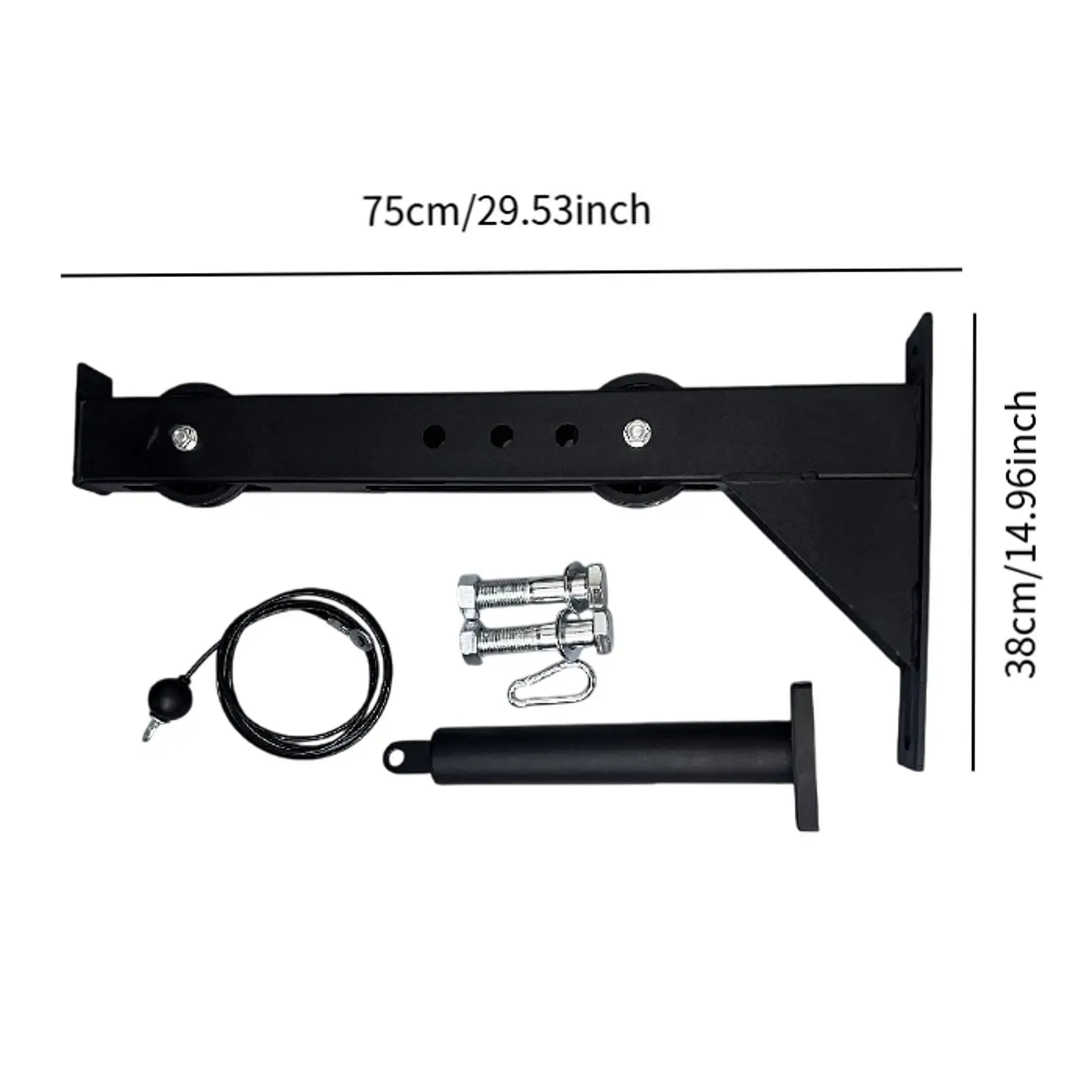 Weight Cable Strap System LAT Down Machine, Smooth Slide Panel Station Devices for at Home Gym