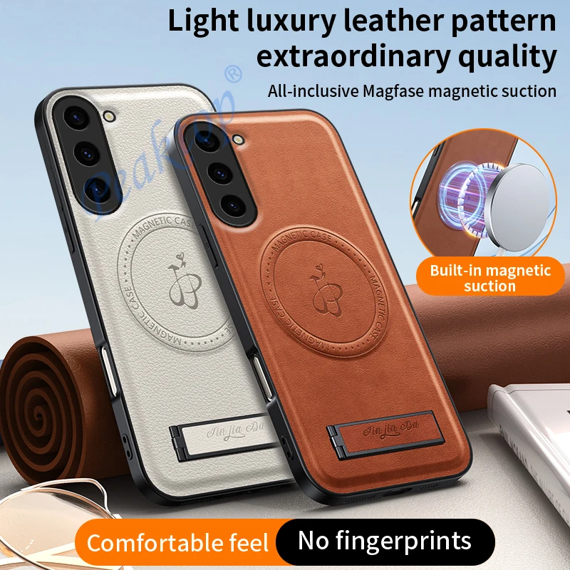 Military-Grade Anti-Scratch Magnetic Phone Case with Holder