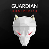 Portable and Color-Changing LED Light Wolf Air Humidifier for Ultimate Relaxation! High-Efficiency 600ML USB Diffuser with Essen 1