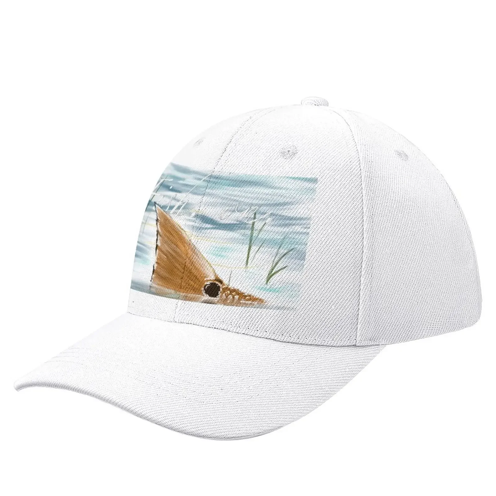 

Redfish in blue water Baseball Cap Ball Cap sun hat Trucker Hats Thermal Visor Caps For Women Men'S