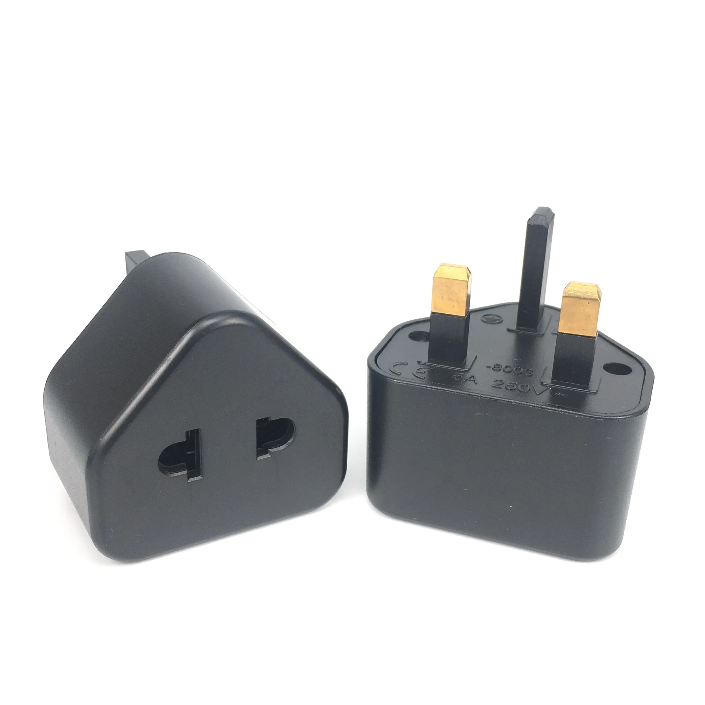 Plug Adapter EU US 2 Pin To UK 3 Pin Plug AC Universal Adapter Travel Converter British G Type Standard Input Plug 5A Fuse Power Plug Adapter EU Plug Adapter Plug Converter EU Socket Converter
