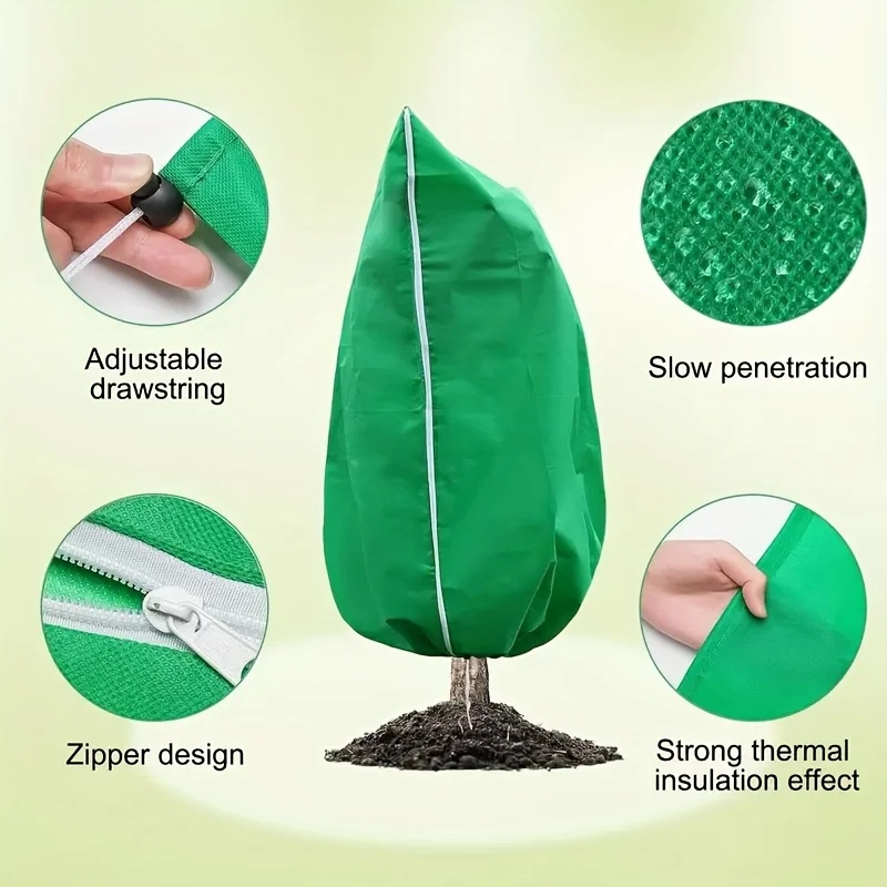 Copertura invernale per piante da esterno 200x240 cm 2 PEZZI Coperture invernali per piante Protezione antigelo con cerniera e cordoncino Tessuto non | Leroy Merlin