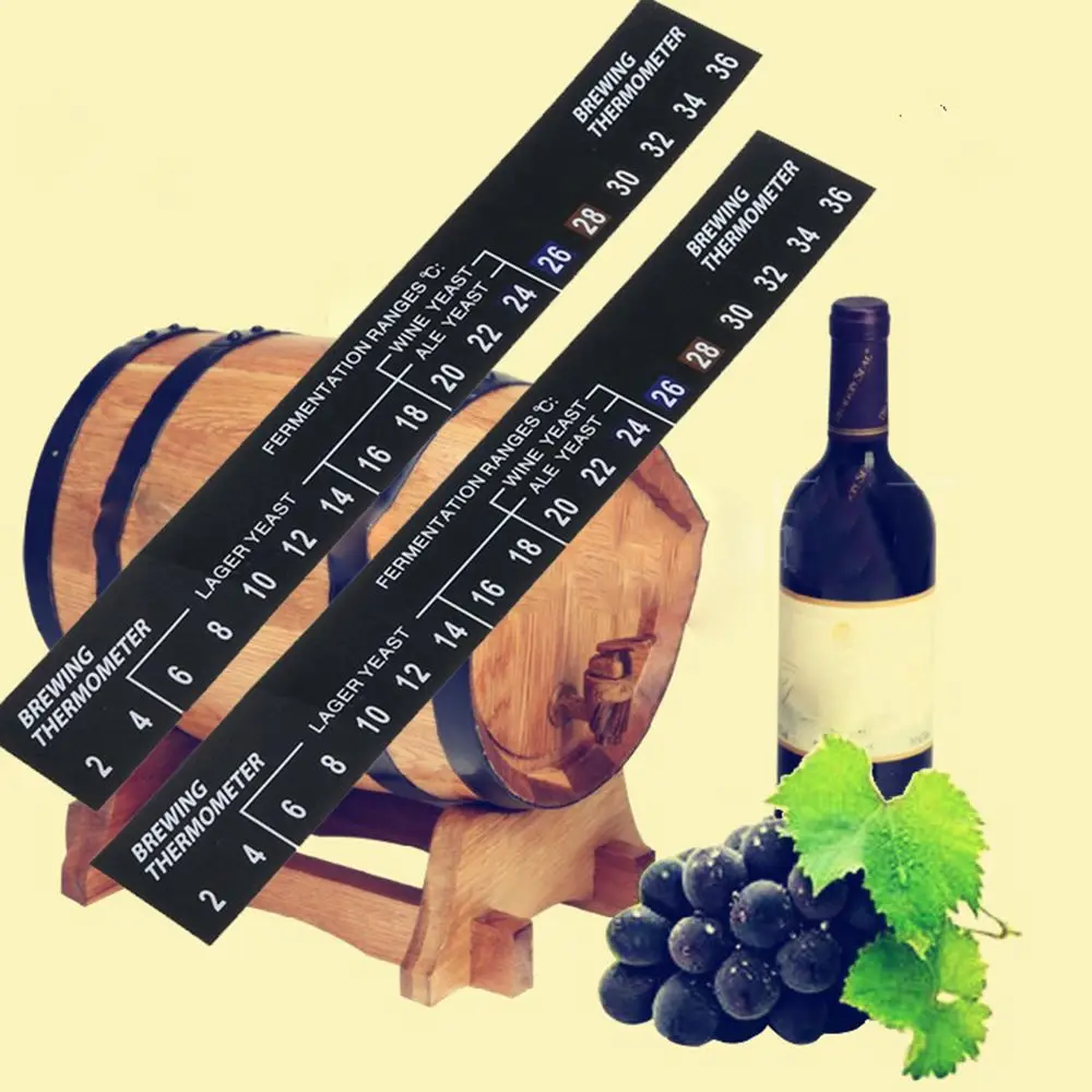 Digital Fermenter Brew Thermometer Sticker Wine Spirits Useful Beer Adhesives Strip Fermentation Tool 2C TO 36C