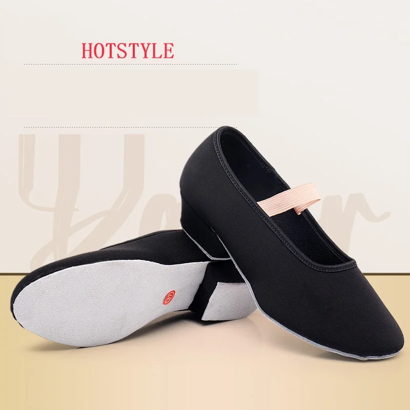 Teacher Dance Shoes Character Representative Women Soft Canvas Shoes Ballet Children Practice Skills Grade Sneakers Ballroom