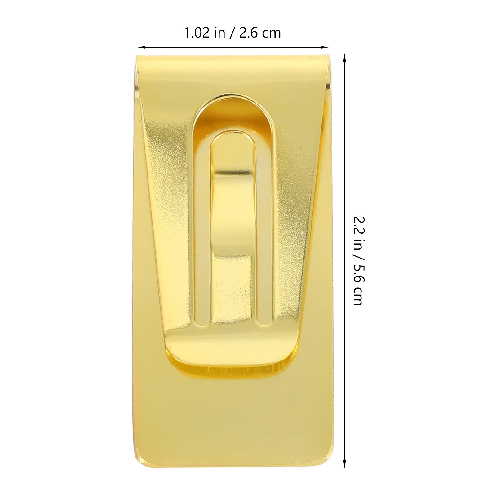 스테인레스 스틸 머니 클립 다기능 속이 빈 지갑 카드 현금 클립 사무용 파일 고정 홀더 지폐 보관 클램프