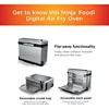 Ninja SP101 Digital Air Fry Countertop Oven with 8-in-1 Functionality,Flip Up & Away Capability for Storage Space,Air Fry Basket 6