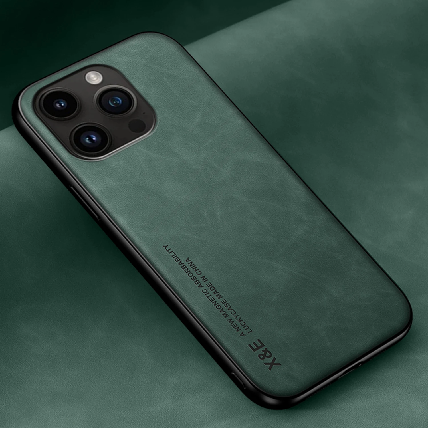 Luxury Genuine Leather Magnetic Phone Case Cover