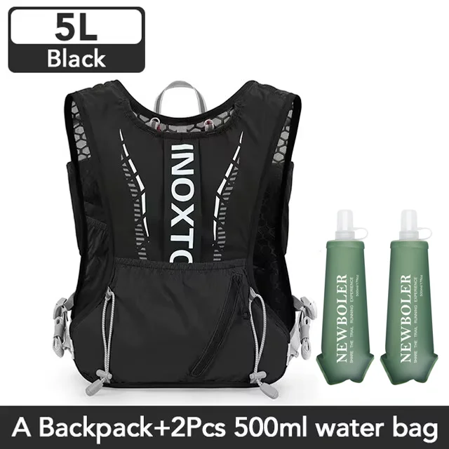 Sac à Dos D'hydratation Léger Pour Running, Vélo, Randonnée - 1.5L, Poches Zippées, Ajustable (hommes/femmes)