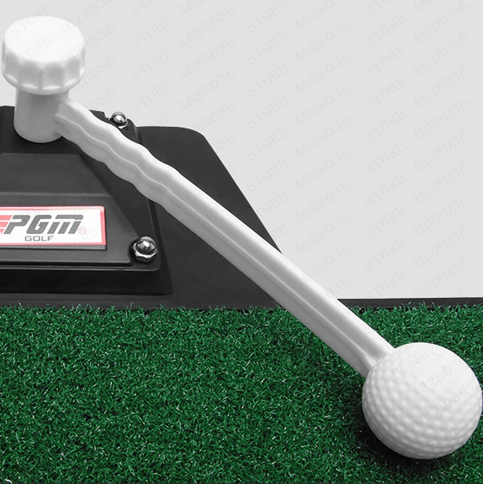 PGM Pure Path ゴルフスイングトレーナー 4本のサポートシャフト ゴルフスインググルーバーバージョン2.0 PGM ゴルフスイングトレーナー - ゴルフトレーニング器具 高さ5段階調節可能 - Pure Path スイング練習マット トレーニング補助具  屋内⁄屋外⁄自宅用