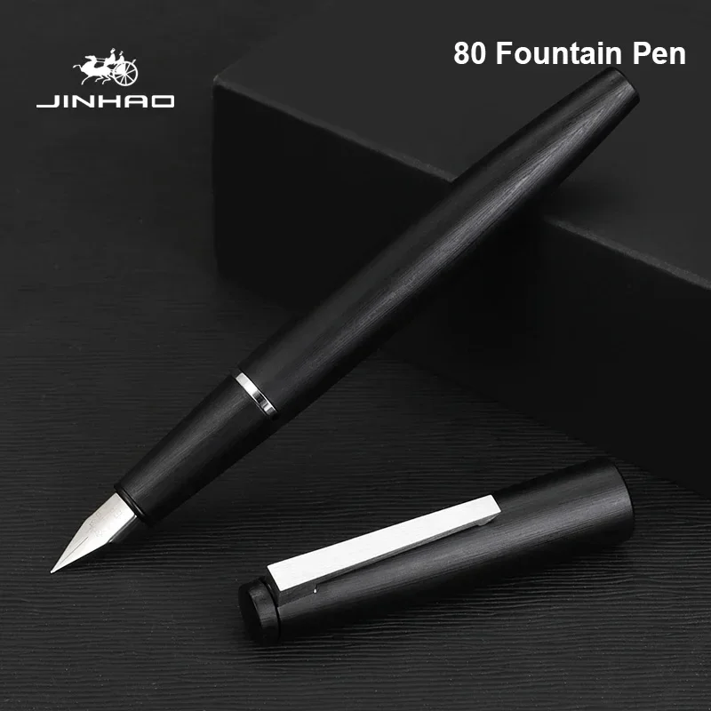 Jinhao 80 Fountain Pen Luxury Elegant Pens Fountain Pens EF F 0.3MM Extra Fine Nib Writing Office School Supplies Stationery