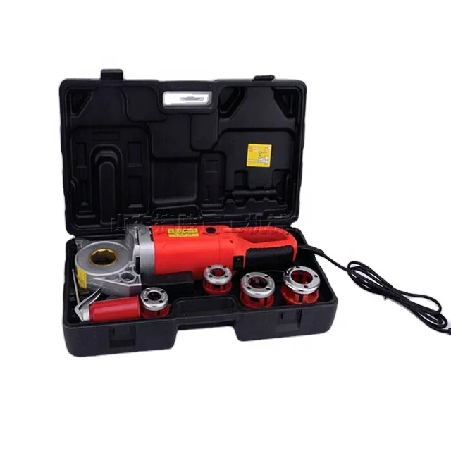 Thread Maker Machine Portable Hand-held-type-220V-pipe-threading-machine-electric-portable-pipe ...