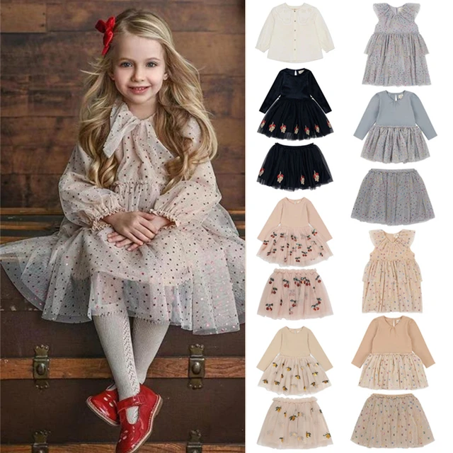 Fall 2023 New Baby Dress For Girl Floral Print Birthday Dresses Long Sleeve  Fashion Cute Princess Cloth Toddler Spring Clothing - Girls Casual Dresses  - AliExpress