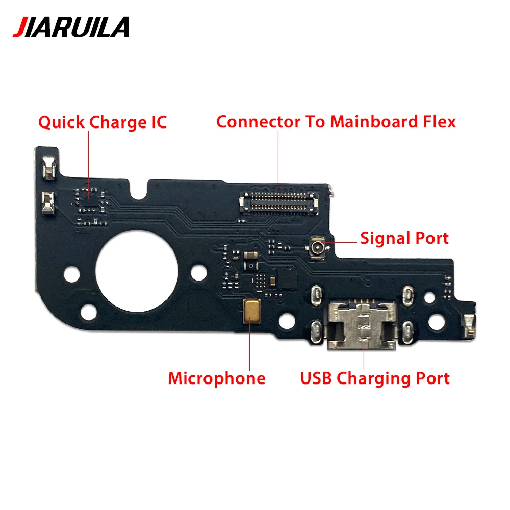 USB Charger Dock Connector Board with Charging Port and Microphone Flex Cable