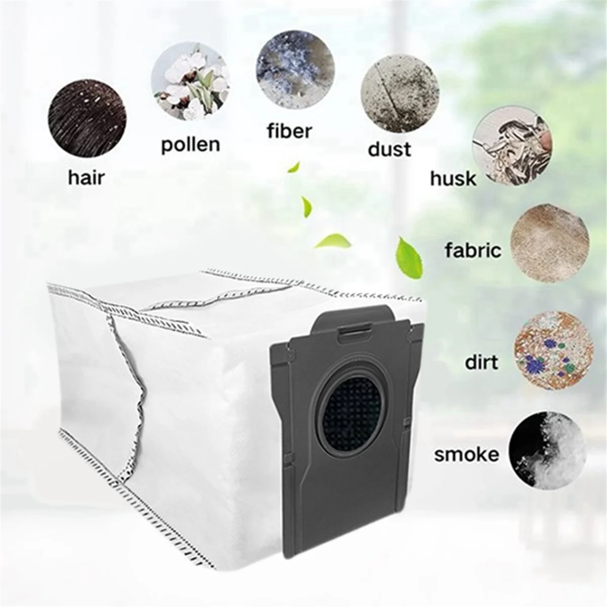 XMLX 34PCS Brush Filter Dust Bag Mop Cloth Kit for X50 Ultra / S40 Enhanced Edition Vacuum Cleaner Replacement Parts