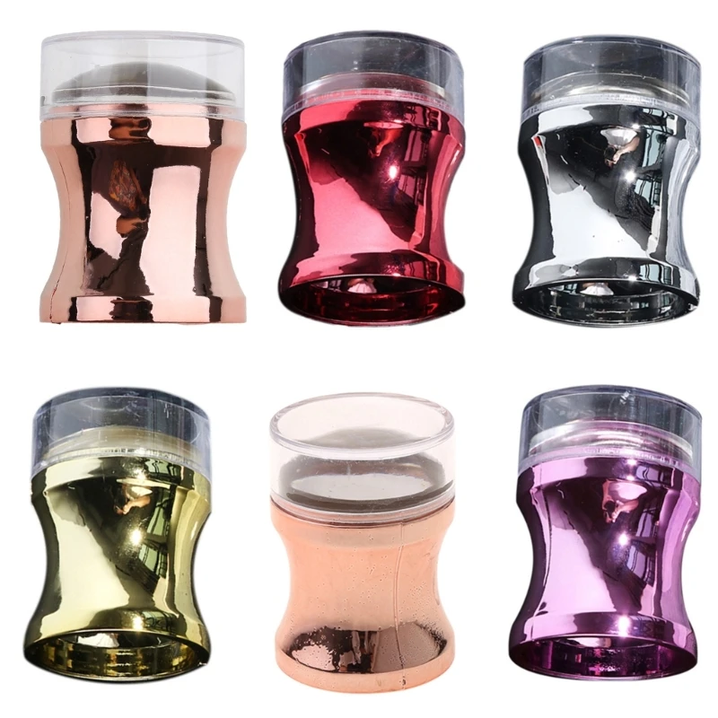

Detachable Clear Silicone Art Stamper Jelly for Head Metal Handle With