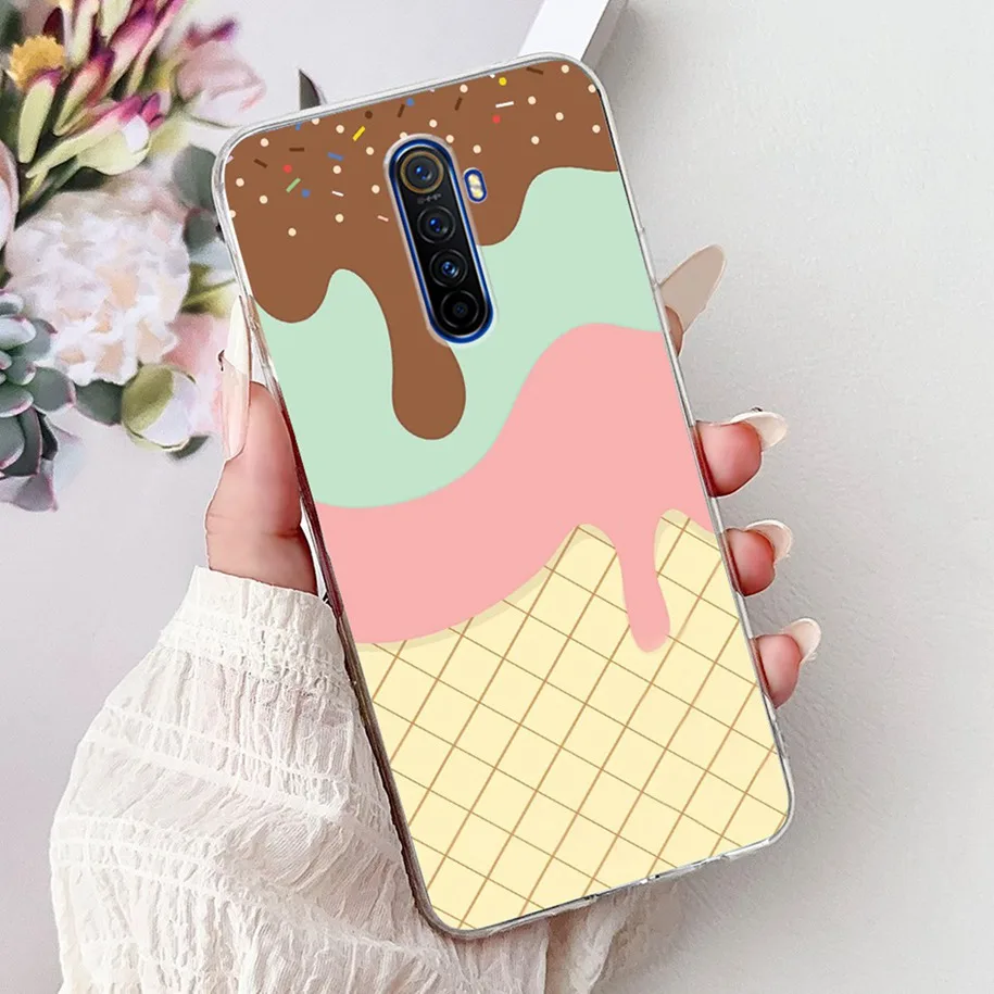 Floral Soft Clear Silicone Phone Case with Bumper Protection