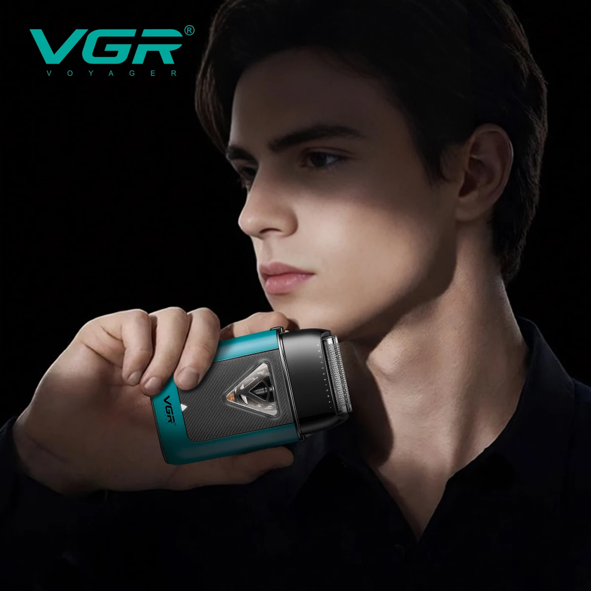 자기 부상 기술이 적용된 VGR 고급 남성용 전기 면도기, 8000 RPM 딥 헤어 트리머가 장착된 가정용 면도기 V-035S