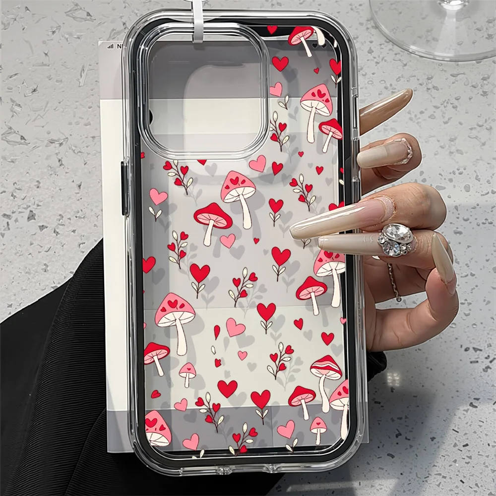 Mushroom Design Shockproof Phone Case