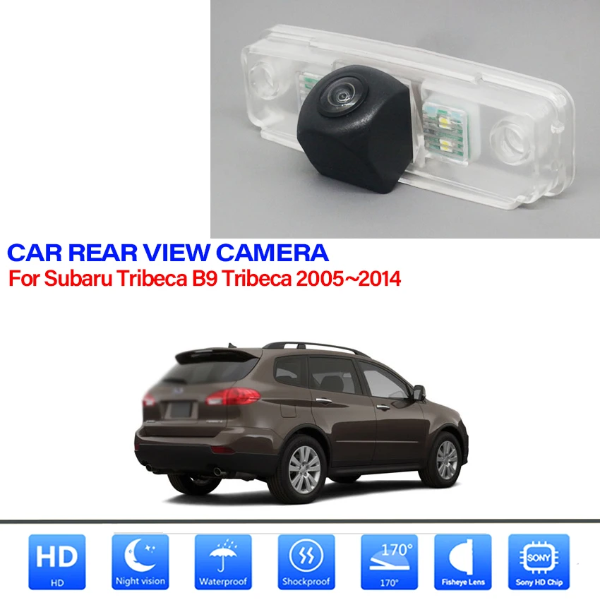 Hd 1080*720 Fisheye Telecamera Per Retromarcia Per Subaru Tribeca B9 Tribeca 2005 ~ 2013 2014 Accessori Per Parcheggio In Retromarcia Per Veicoli Per 