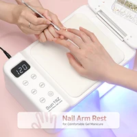 63LEDS Uv Led Lamp for Nails Press on Nail Lamp with Arm Rest Lamp for Manicure 5 Timers Gel Polish Drying Lamp Nail Salon Tools 2