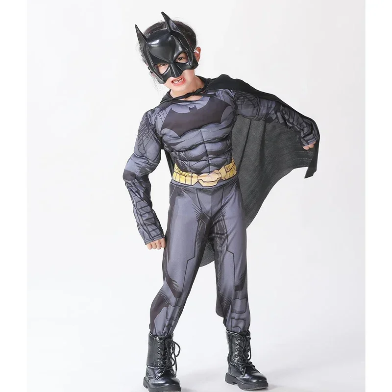 Hot Toys Batman Supereroe Gioco Di Ruolo Dress Up Suit Cosplay Performance Costume Bambini Tuta Maschera Outfit Tute Cosplay
