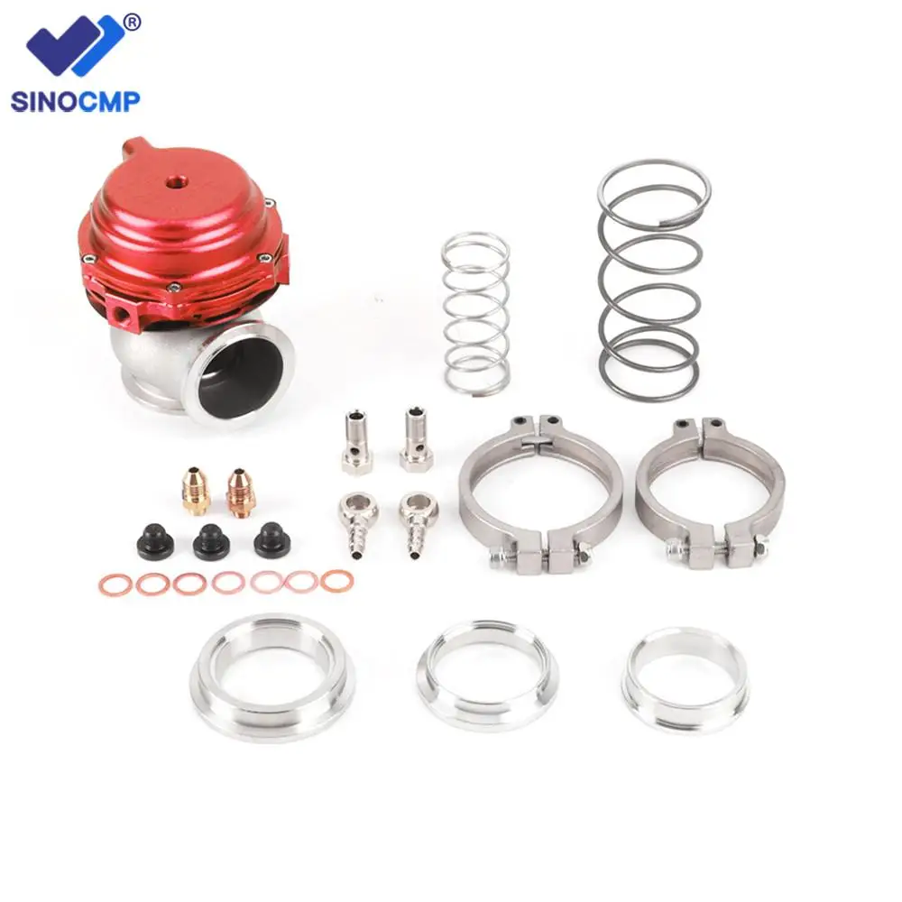 44mm Red External Cooled Turbo Wastegate Kit with Springs MVR44 VBand