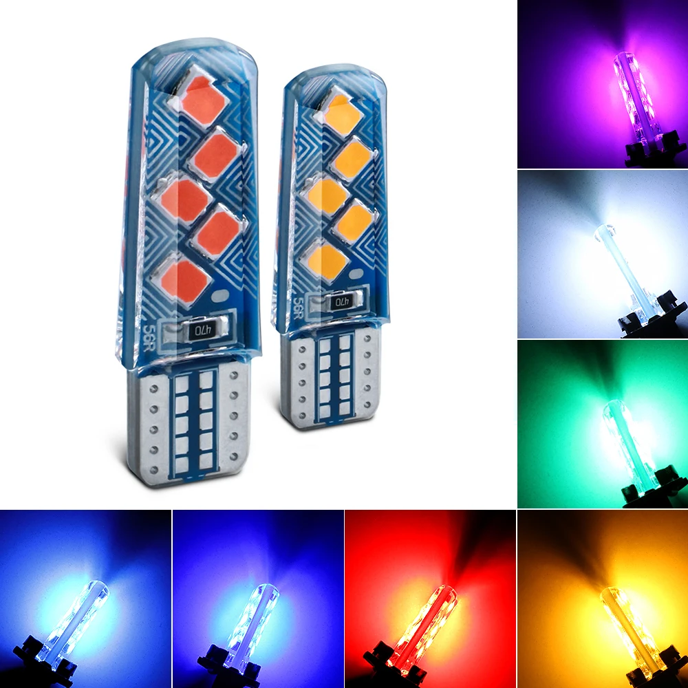

2 шт., светодиодные лампы для салона t10, s 3030 10SMD