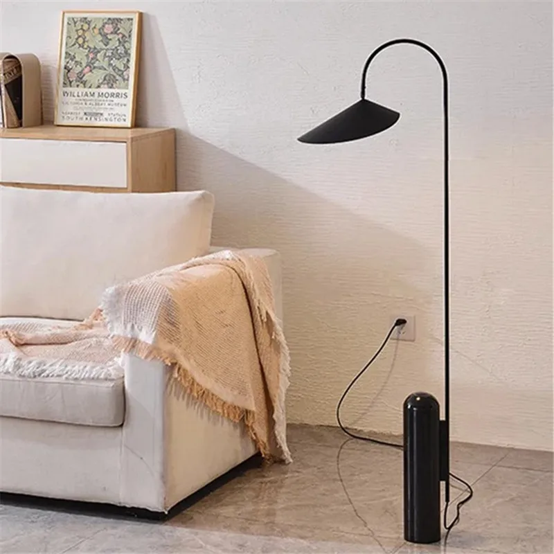 

AiPaiTe leaf floor lamp modern adjustable marble Vertical Lamps villa living room black/beige bedroom bedside reading lamp