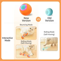 ROJECO Cat Toys Smart Interactive Cat Bouncing Ball Automatic Rolling Ball Training Self-moving Electric Toy Dog Pet Accessories 4