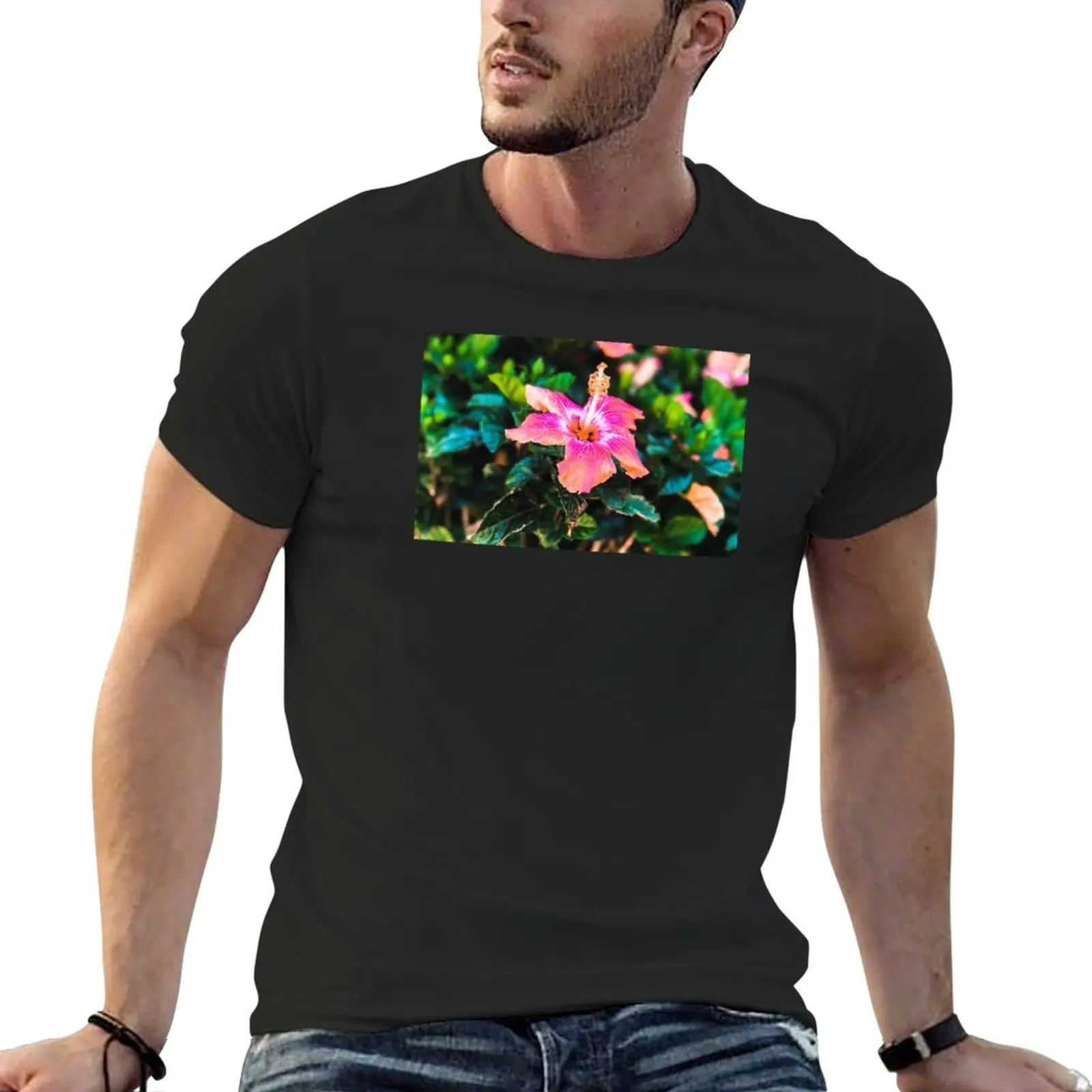 

New Blushing Hibiscus Beauty T-Shirt tops cute clothes mens tall t shirts