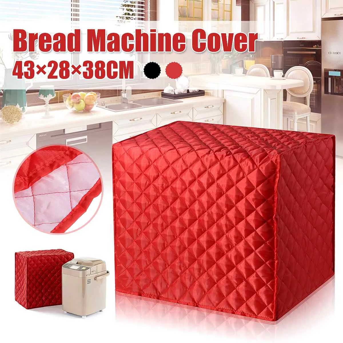 Dust Cover Bread Machine Cover Kitchen Appliances Accessories Household Electric Toaster Protector Case Home Storage Organizer