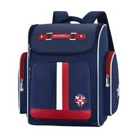 2023 New School Bags For Boys Girls England Style Primary Student Shoulder Orthopedic Backpack Large Capacity Light Mochila 2