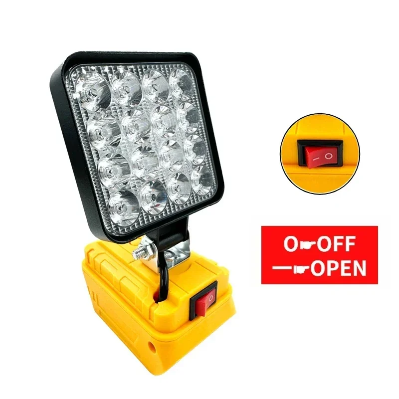 3 inch Portable Cordless LED Work Light for Dewalt 18V 20V Lithium Battery Waterproof Worksite Outdoor Lighting Emergency Lamp led flashlight led lights led work light work light
