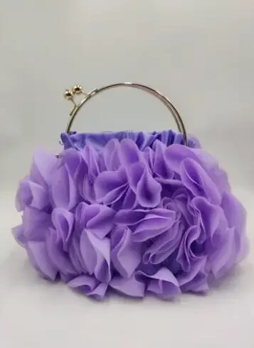HuiYStar Abendtasche Damen - 3D Blumen Clutch Für Hochzeit & Festliche Anlässe