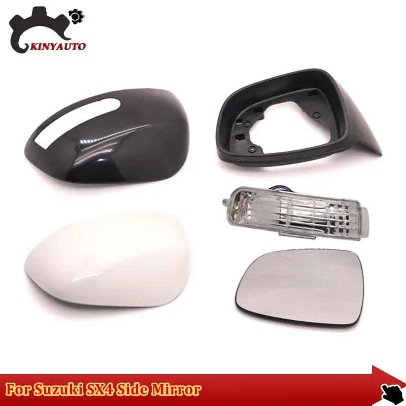 For-Suzuki-SX4-06-12-Side-External-Rearview-Mirror-Lens-Glass-Turn ...