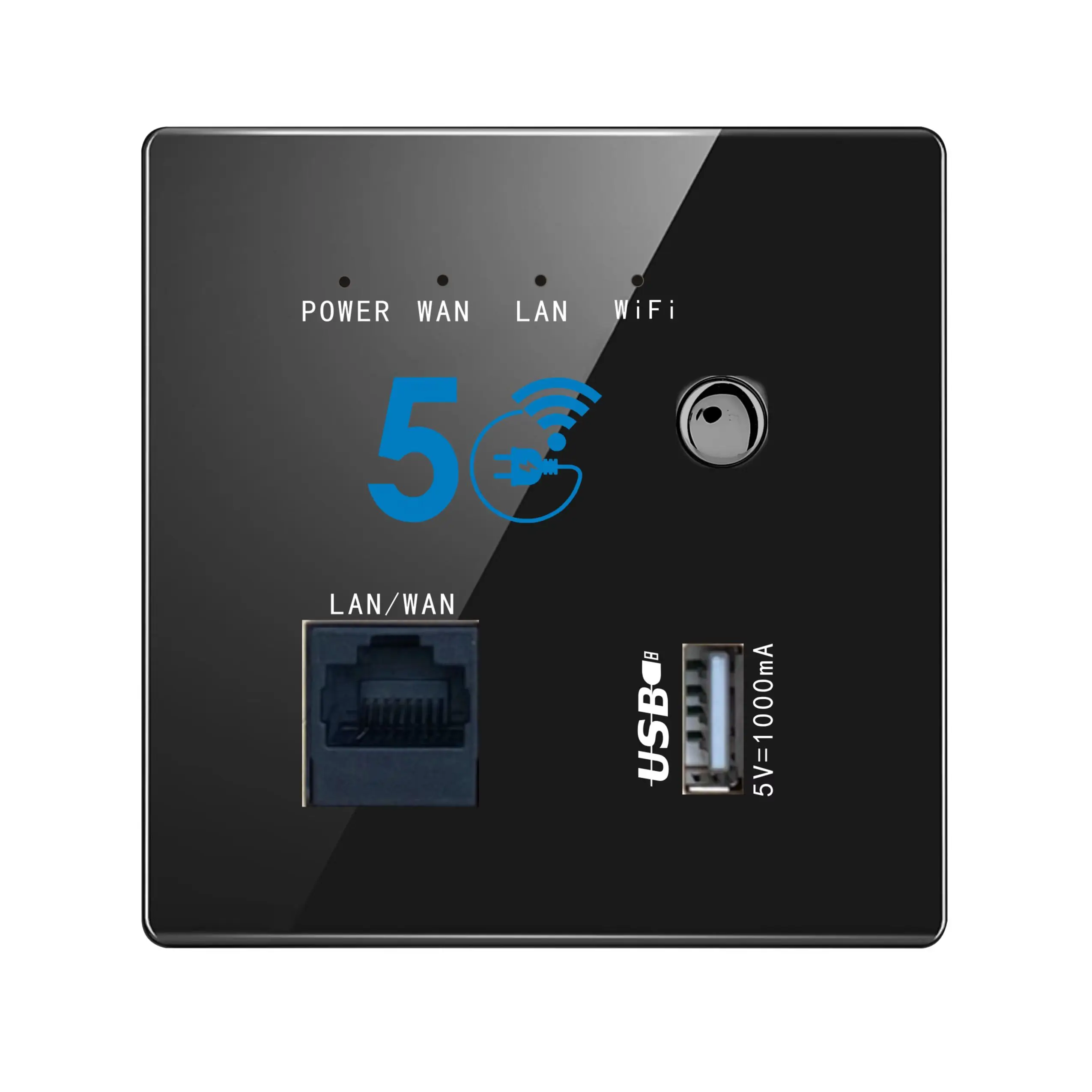 Poe 1200Mbps Ad Alta Potenza Wifi Ap Panel Wireless Gigabit Repeater Wifi Dual Dand 2.4G/5G Antenna Ad Alto Guadagno Usb Wall Embedded