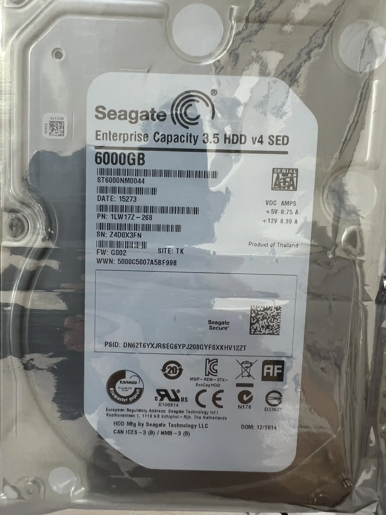 Seagate 6T  ϵ ũ, 6TB  ϵ ũ NAS  ͸ ڴ 7200  128M ĳ