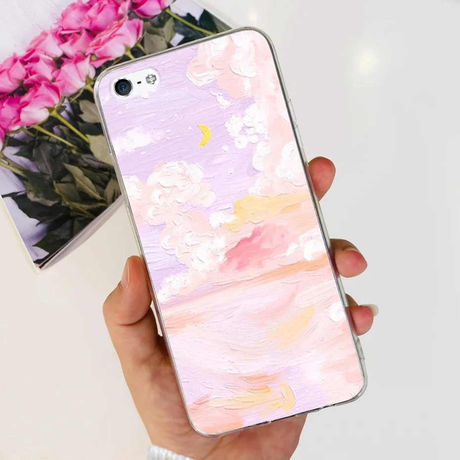 Charming Abstract Art Soft Silicone Phone Case