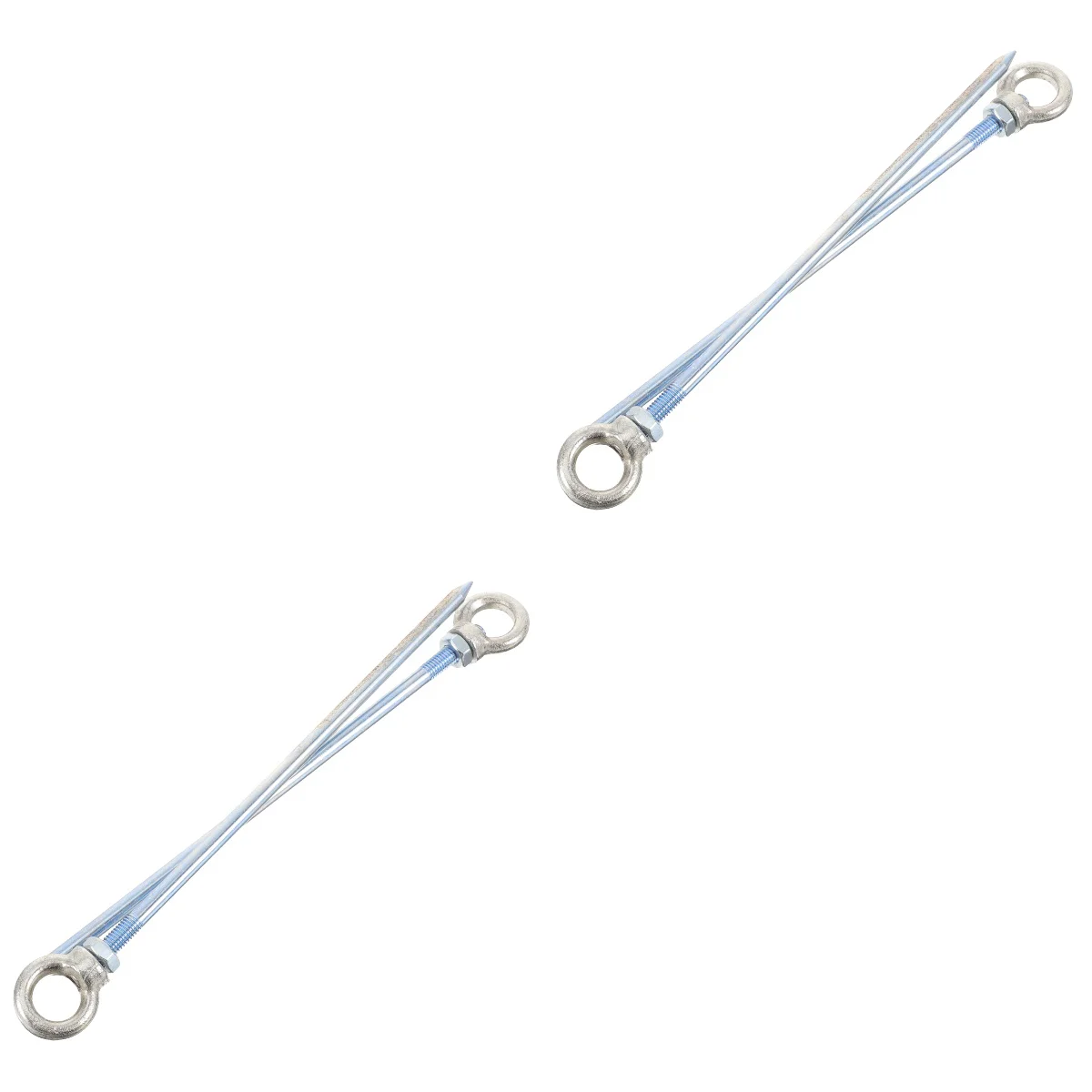 

4 Pcs Tent Ground Nails/snow Nails/iron Nails/2 Pack Heavy Duty Stakes Camping Tents Anchors Trampoline Kit Bold Sand