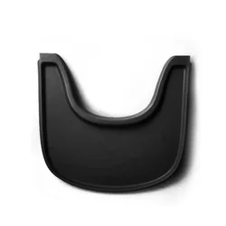 Enhanced Dining Plate for High Chair - ABS Material, Children's Dining Tray Accessory (Black mattle)
