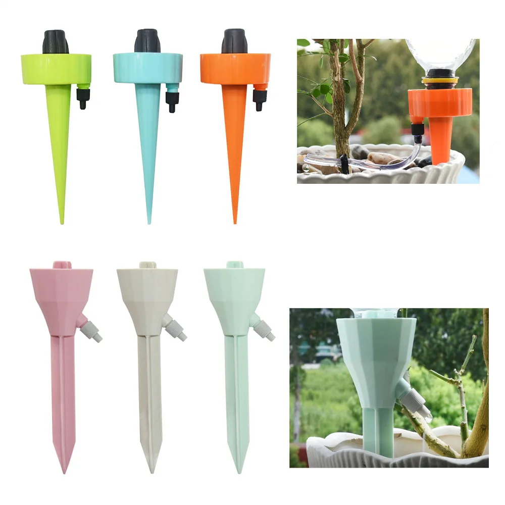 Drip Irrigation Automatic Plant Flowerpot Waterers System Adjustable Water Spikes Taper Plants Pot Automatic Houseplant Watering