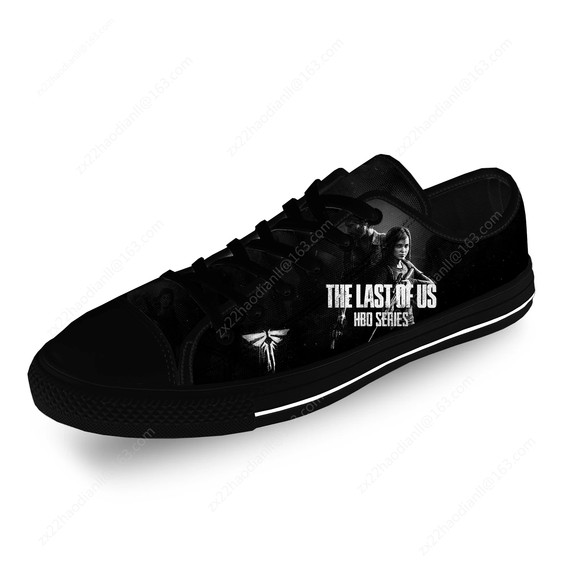 Video Game The last of us Popular Casual Cloth Fashion 3D Print Low Top Canvas Shoes Men Women Lightweight Breathable Sneakers