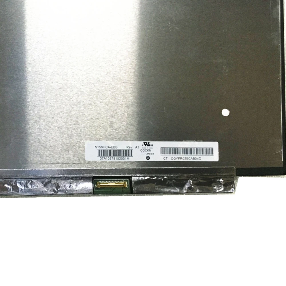 N156HCA-EBB N156HCA-EAB REV C1, EDP 디스플레이, LED 스크린 패널, 15.6 인치, 60Hz FHD, 1920 × 1080, 30 핀