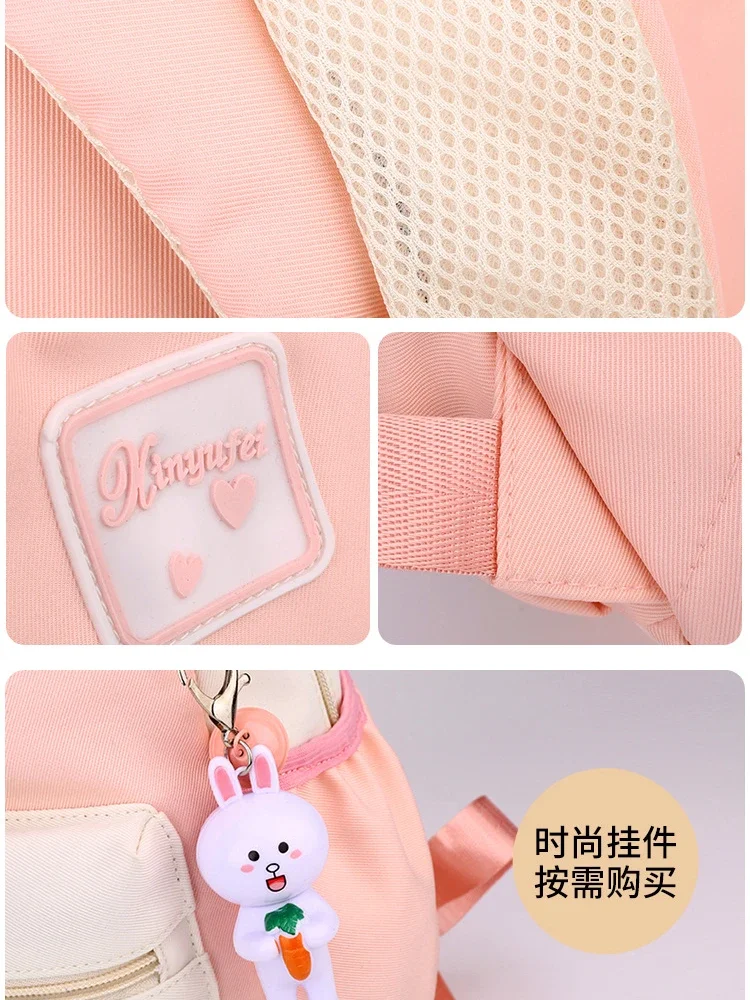 Hello Kitty Travel 2024 Spring New Japanese Style Ins Cute Kindergarten Small and Middle Class Campus School Bag for Women