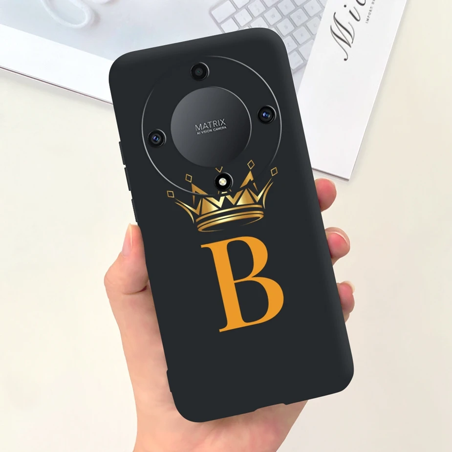 Cute Crown Letters Shockproof Soft Silicone Phone Case Cover