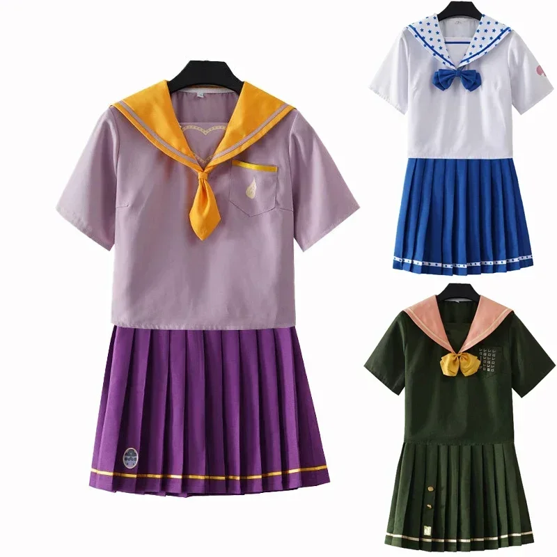 

Anime JoJo's Bizarre Adventure Cosplay Costumes Dio Brando JK Skirt Uniform Sets Higashikata Josuke Sailor Suit for Women Girls