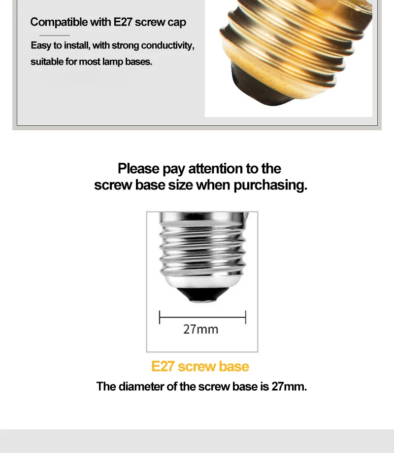 Retro Edison Light Bulb Image 6