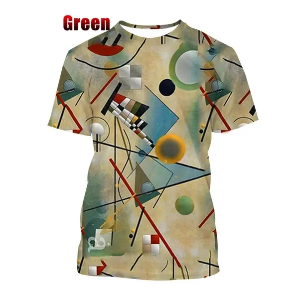 

New Fashion Clocks Mechanical 3D Printing T Shirt Men's And Women's Summer Casual Short-sleeved Oversize Street T-shirt Kid Tops