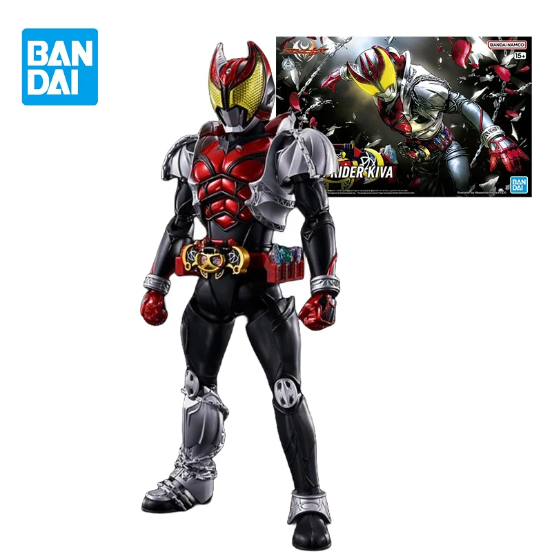 

Original Bandai Figure-rise FRS Kamen Rider Model Kit Masked Rider KIVA Anime Figure Trendy Toy for Children's Holiday Gifts